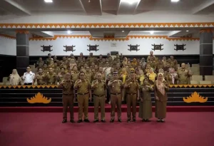 Pimpin Rakor Bulanan, Bambang -Rafieq Fokus Revitalisasi Infrastruktur dan Efisiensi