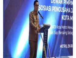 Wakil Wali Kota M. Rafieq Kukuhkan Pengurus APJI Metro, Dorong Kemajuan Sektor Jasaboga
