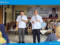 Wabup Lampung Selatan Dampingi Ketua MPR RI Serap Aspirasi Warga di Natar
