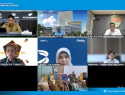 TPID Lampung Selatan Ikuti Rakor Pengendalian Inflasi Nasional yang Dipimpin Wamendagri