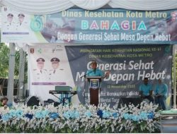Peringati HKN ke-61, Wali Kota Metro Sampaikan Pesan untuk Tenaga Kesehatan