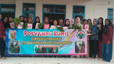 Antusiasme Warga Tinggi, Posyandu Kampung Jaya Makmur Rutin Digelar Setiap Tanggal 10