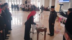 125 Pejabat Fungsional dan Kepala Sekolah di Tulang Bawang Resmi Dilantik