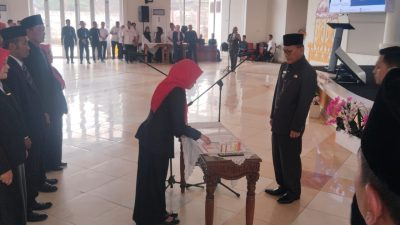125 Pejabat Fungsional dan Kepala Sekolah di Tulang Bawang Resmi Dilantik
