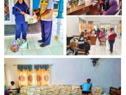 Kepalo Tiyuh Gunawan Bujung Turun Langsung Salurkan Bantuan Pangan untuk Warga